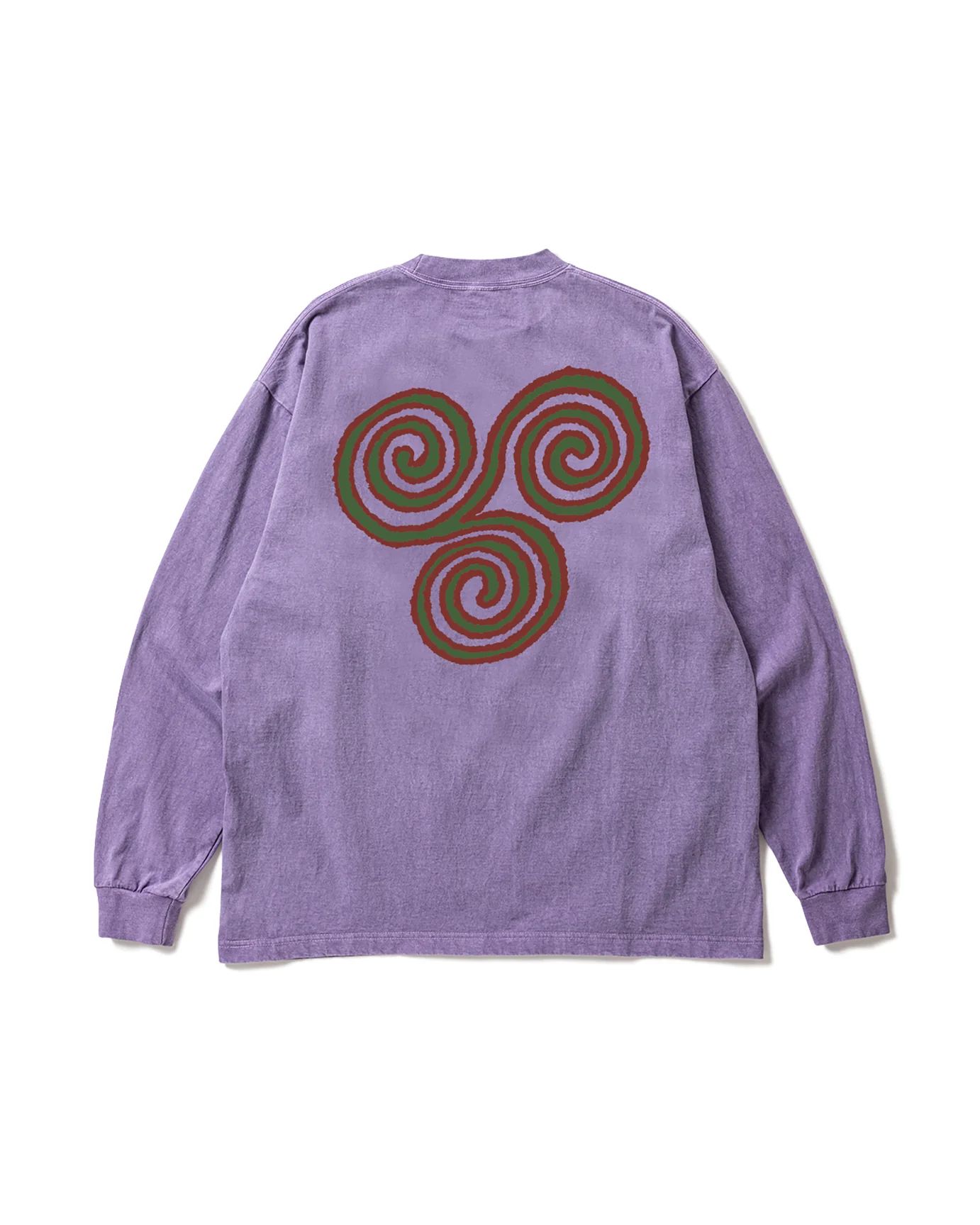Pigment Slap Logo L/S Tee ( Pigment Purple ) / ロンT