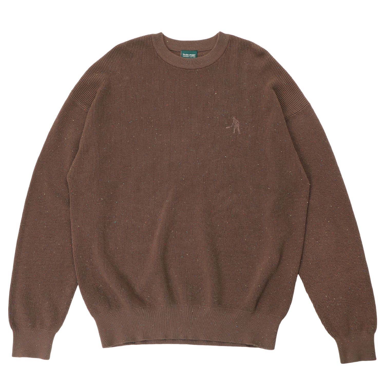 Speckled Knit Sweater Brown / ニット セーター