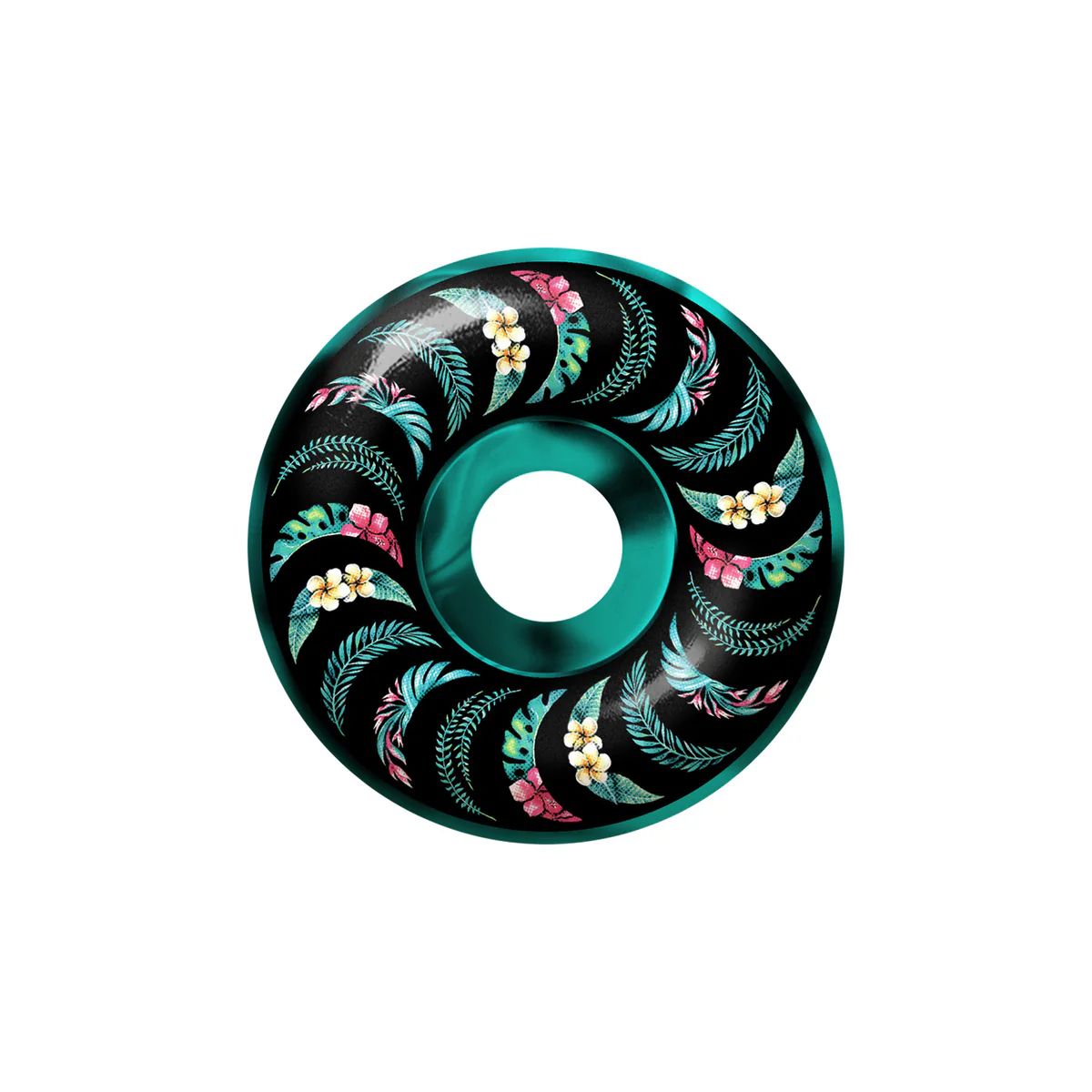 Formula Four FLORAL CLASSIC SWIRL | 99DU (ハード) 53mm | ティール/ブラック
