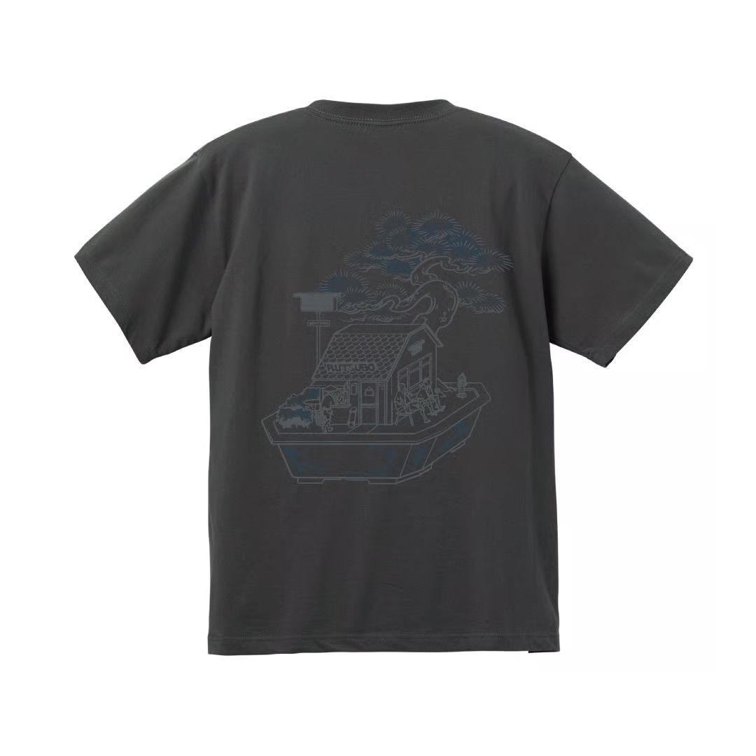 BONSAI T-SHIRTS (RUTSUBO×YU SUDA）INK BLACK  / Tシャツ