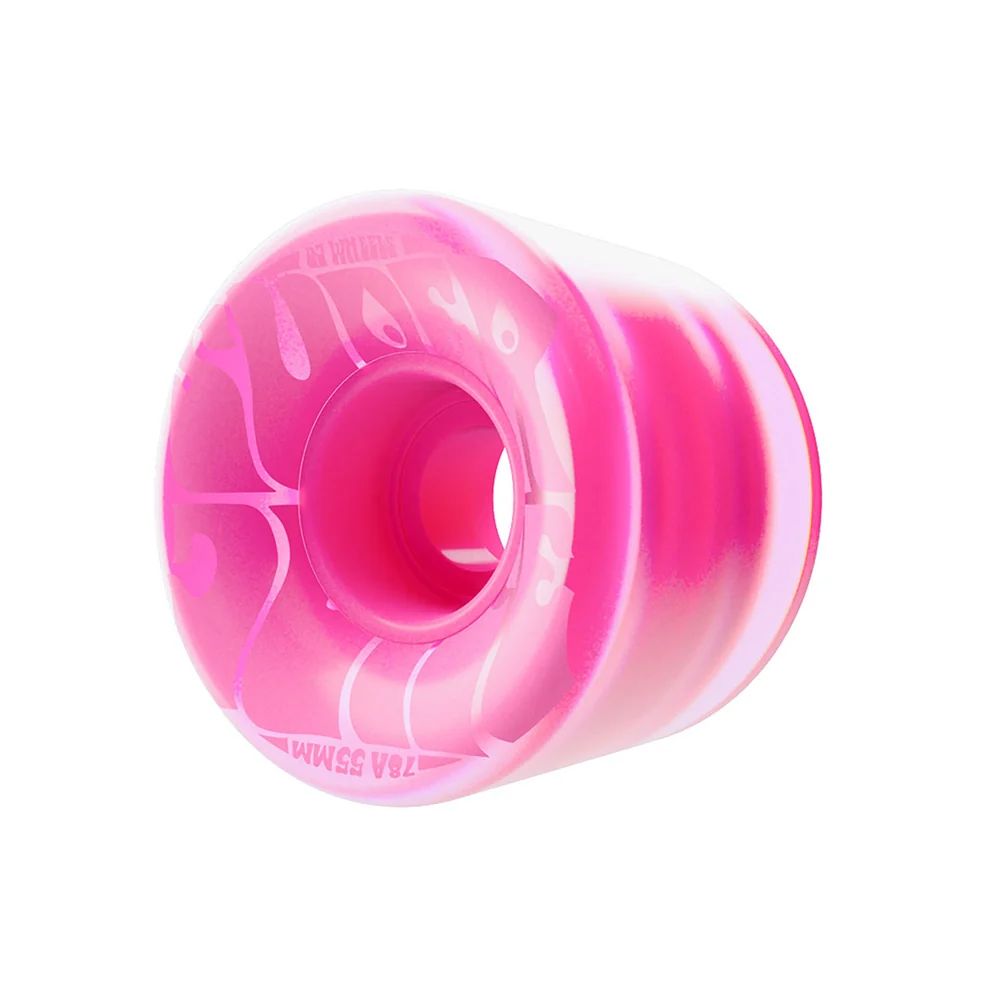 55mm BUBBLE GUM MINI SUPER JUICE TRANS PINK 78A SKATEBOARD WHEELS | ピンク
