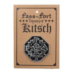 Minted Pin Antique Silver/Black / ピンバッジ