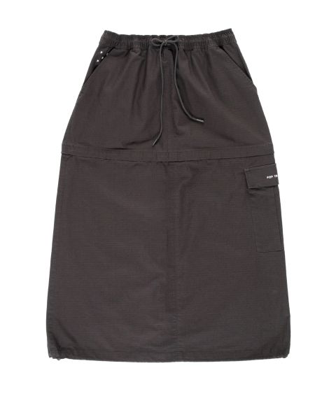 POP Sophie Zip Off Skirt Anthracite / ジップアップ スカート