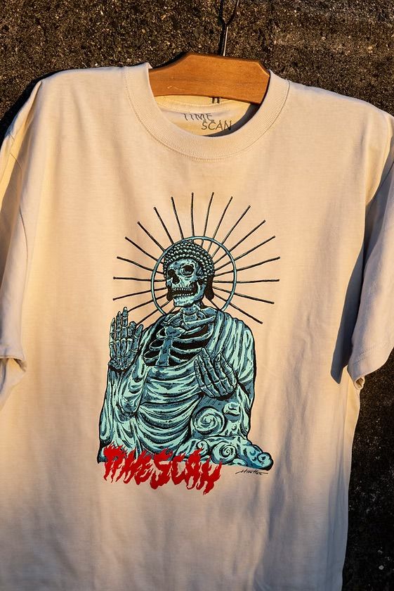 HIROTTON × TIMESCAN GREAT BUDDHA TEE (OFF WHITE) / Tシャツ