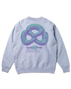 Woofie Pretzels Crew Ash / スウェット