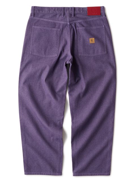BAGGIE COLOR DENIM PANTS - DEEP PURPLE / デニム パンツ