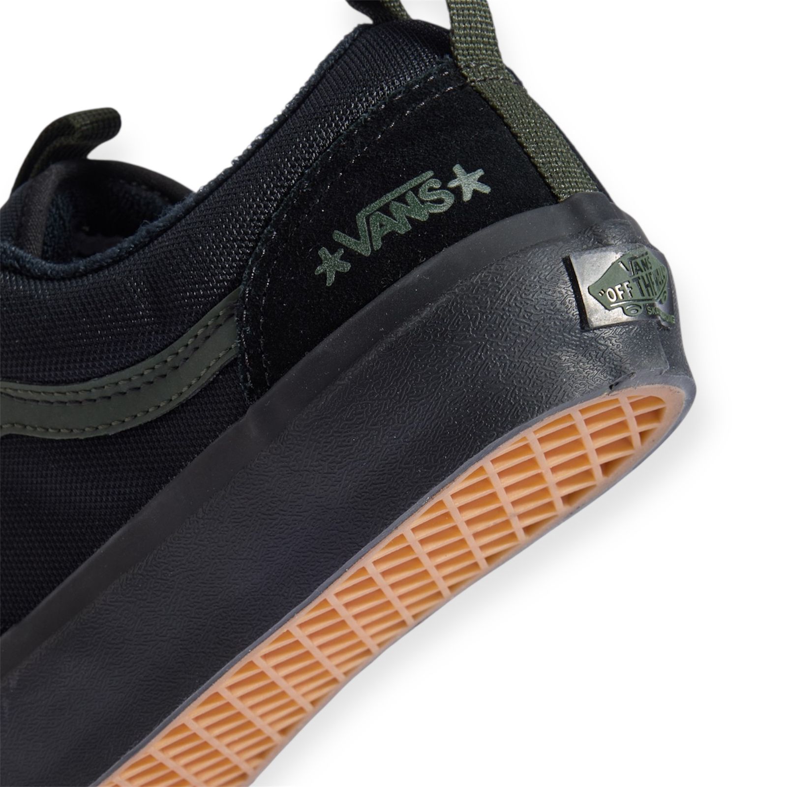 VANS SKATE OLD SKOOL 36+ Atiba black/dark green / シューズ