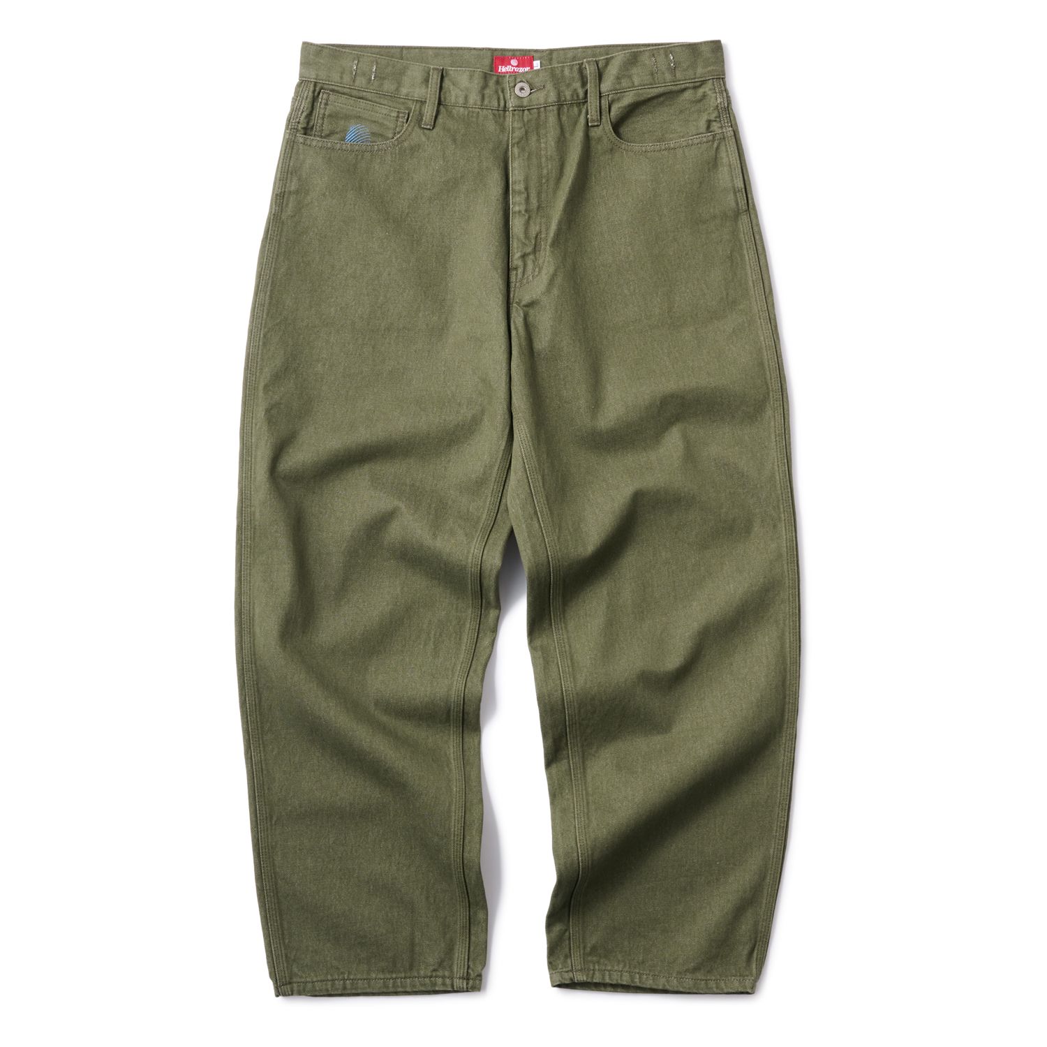 BAGGIE DENIM PANTS MOS GREEN / デニムパンツ