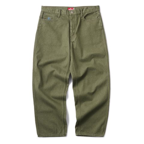 BAGGIE DENIM PANTS MOS GREEN / デニムパンツ