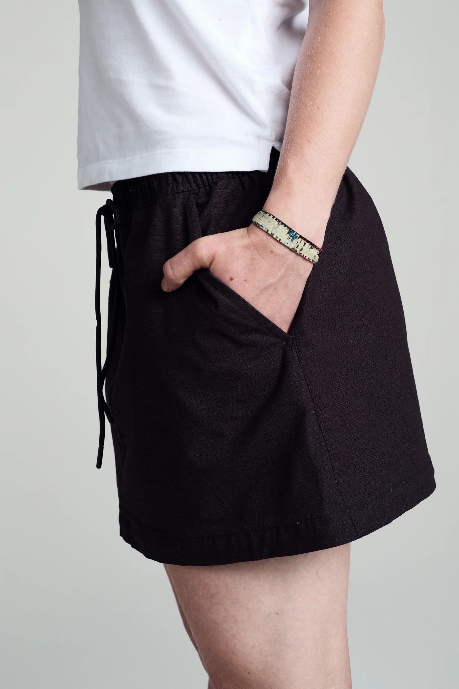 POP Sophie Zip Off Skirt Anthracite / ジップアップ スカート