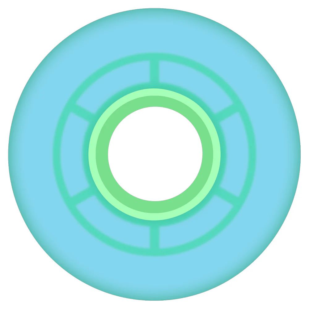CLOUDS TRANSPARENT BLUGITD | 78A (ソフト) 55MM | ブルー