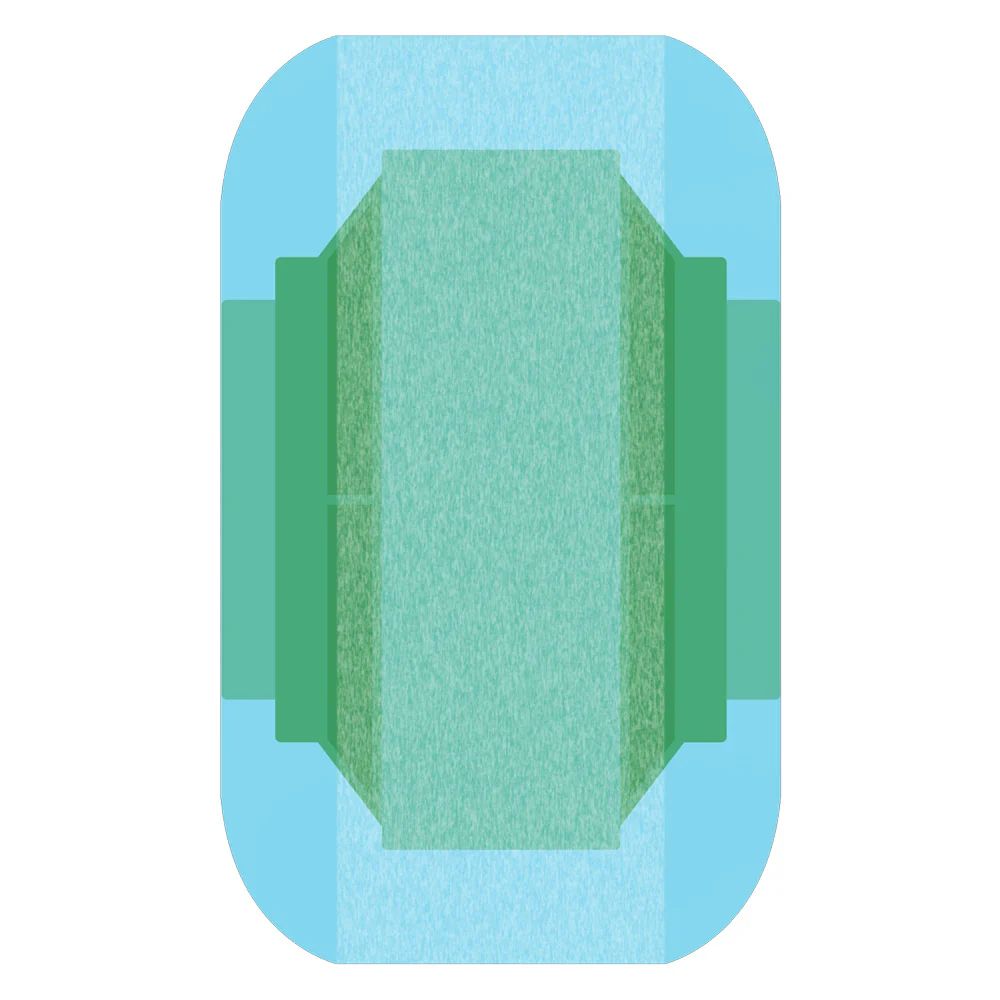 CLOUDS TRANSPARENT BLUGITD | 78A (ソフト) 55MM | ブルー