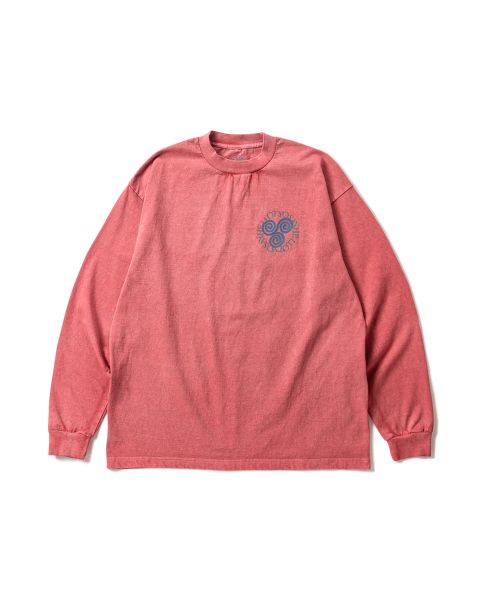 Pigment Slap Logo L/S Tee ( Pigment Brick ) / ロンT