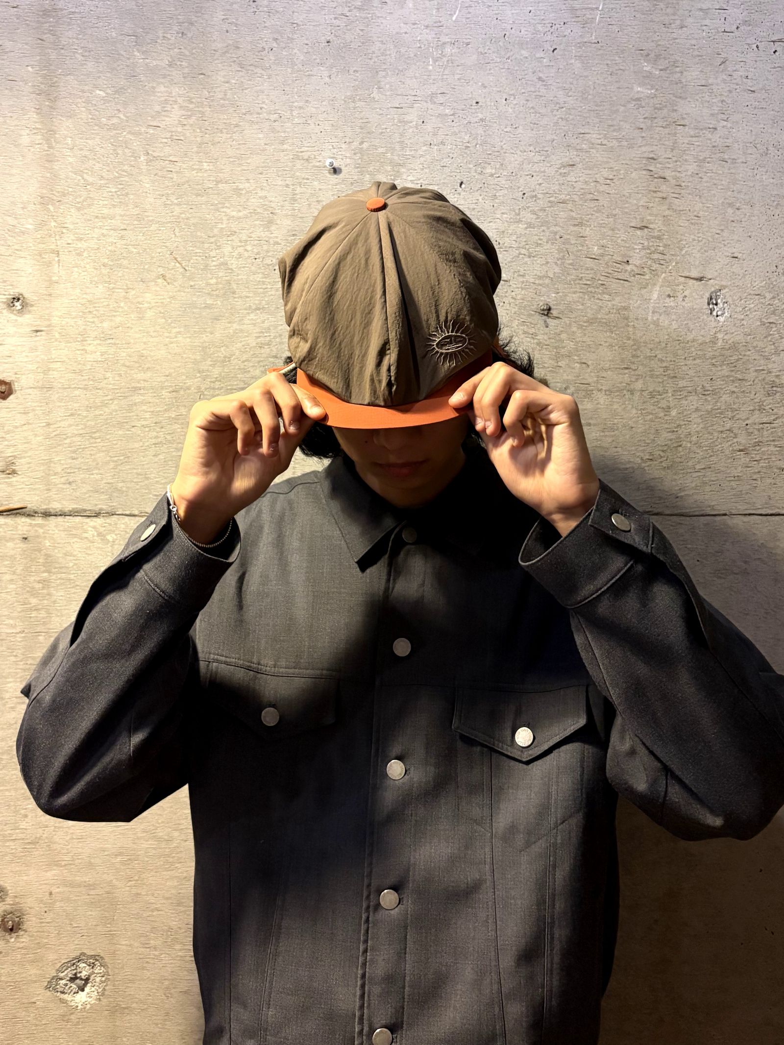 Daddy Casquette Nuts Orange  / キャスケット