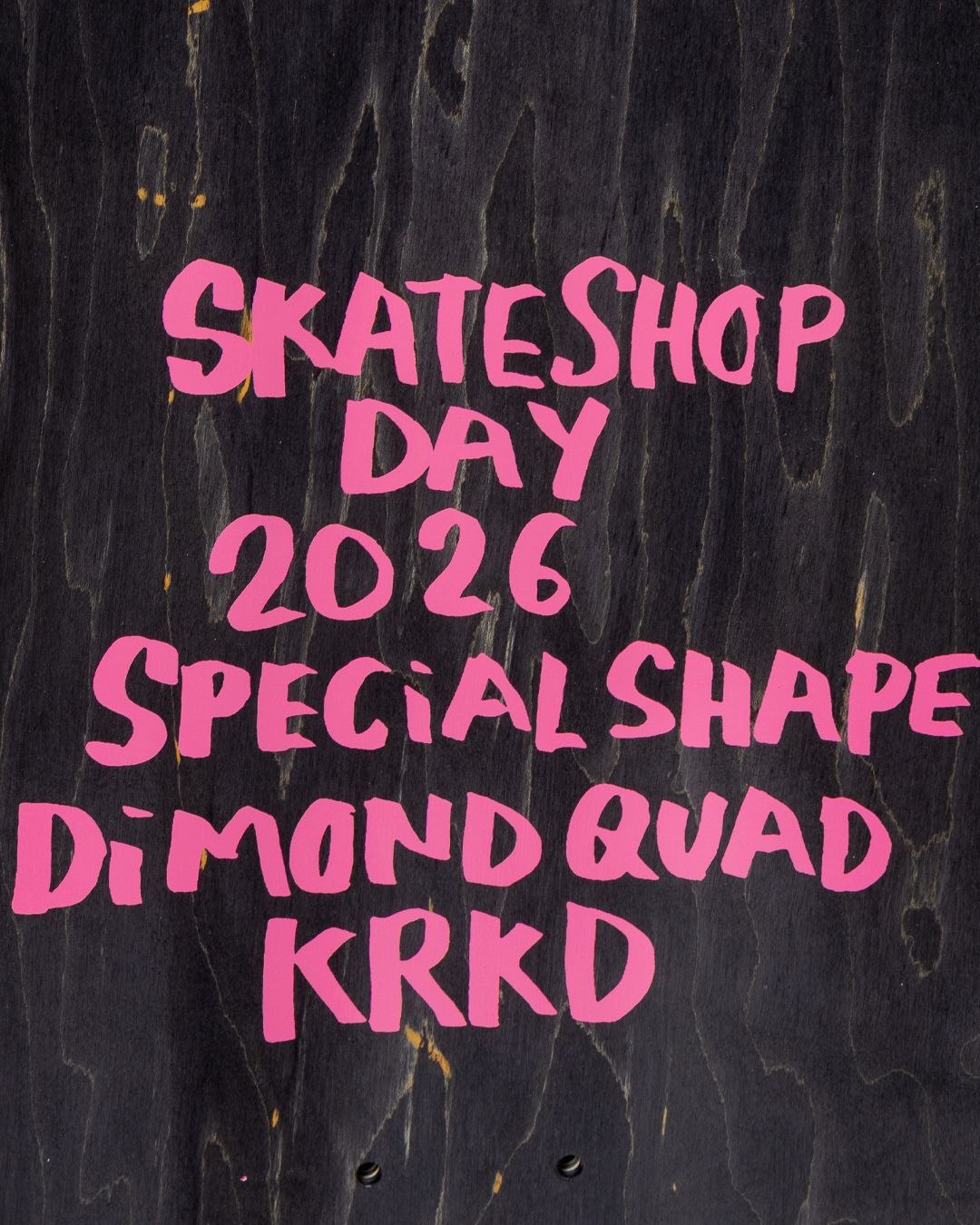KROOKED x SKATE SHOP DAY 2026 DIAMOND QUADE BEAMER DECK (10.75 x 33.95inch) / スケボーデッキ