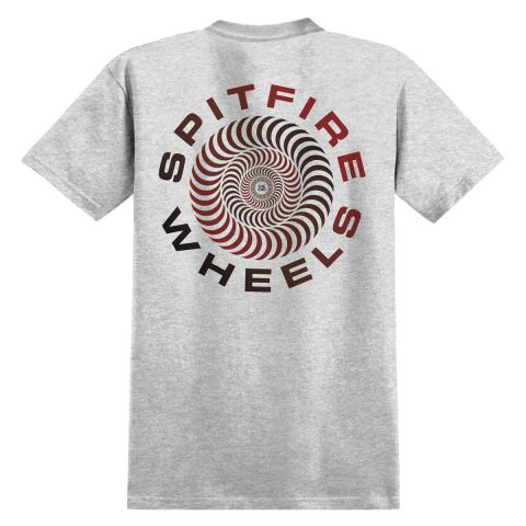 SPITFIRE Classic '87 Swirl Fade Fill T-Shirt (Ash) / Tシャツ