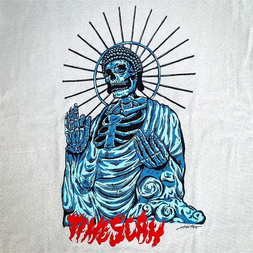 HIROTTON × TIMESCAN GREAT BUDDHA TEE (OFF WHITE) / Tシャツ