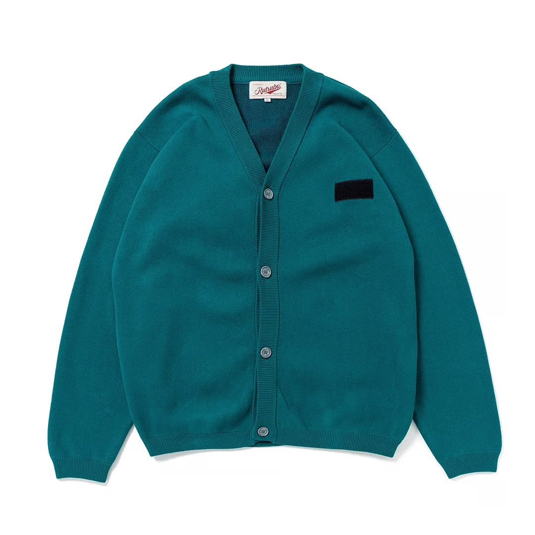 Daily Motifs Cotton Cardigan (RUTSUBO×yoshi47 ) / ニット カーディガン