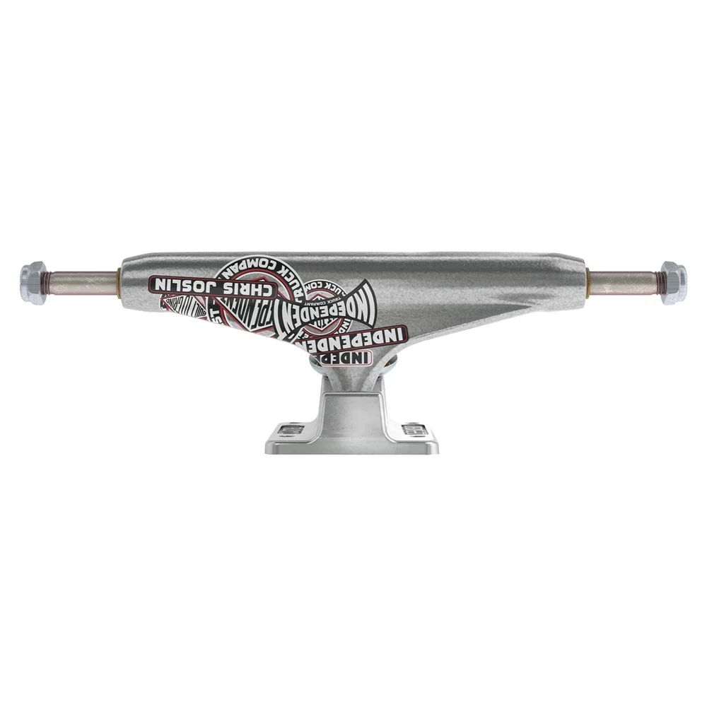 144 FORGED TITANIUM JOSLIN STICKER SLAP POLISHED SILVER STANDARD TRUCKS（Stage11） | シルバー