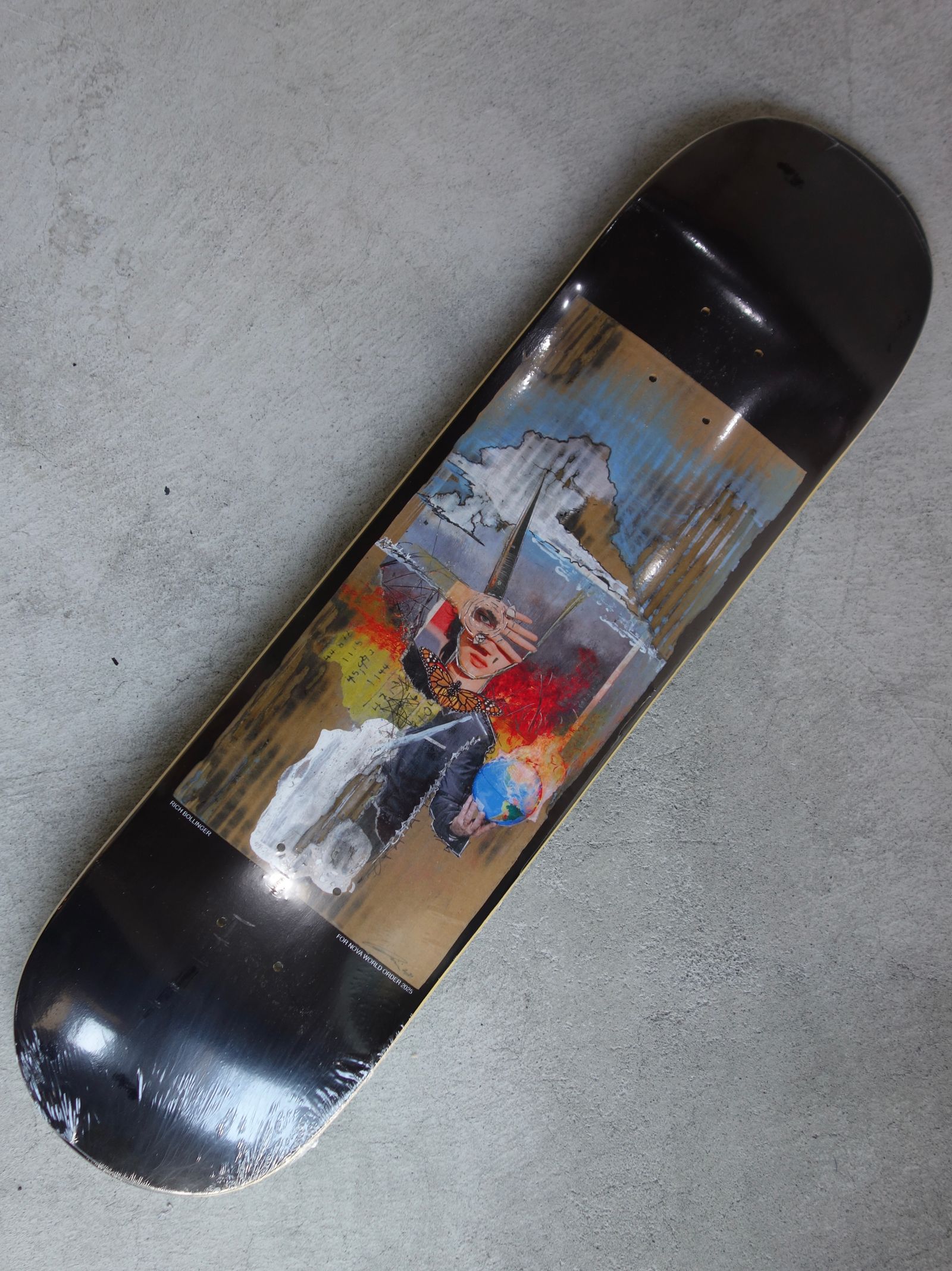NOVA WORLD ORDER / World Is Burning Board 8.0 / スケボー デッキ