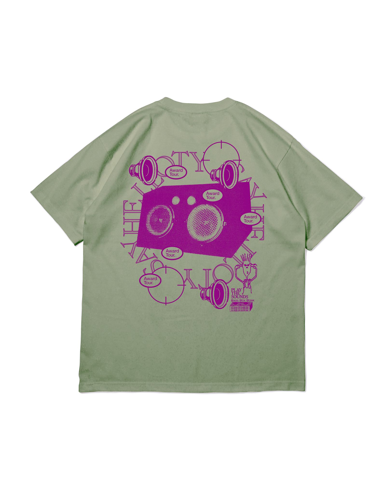 Aword Tour Tee / Tシャツ(Smoke Green)
