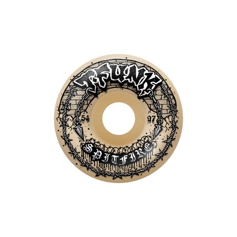 Spitfire Formula Four T-Funk Raw Radial Full 97DU Wheel / スケボー ウィール