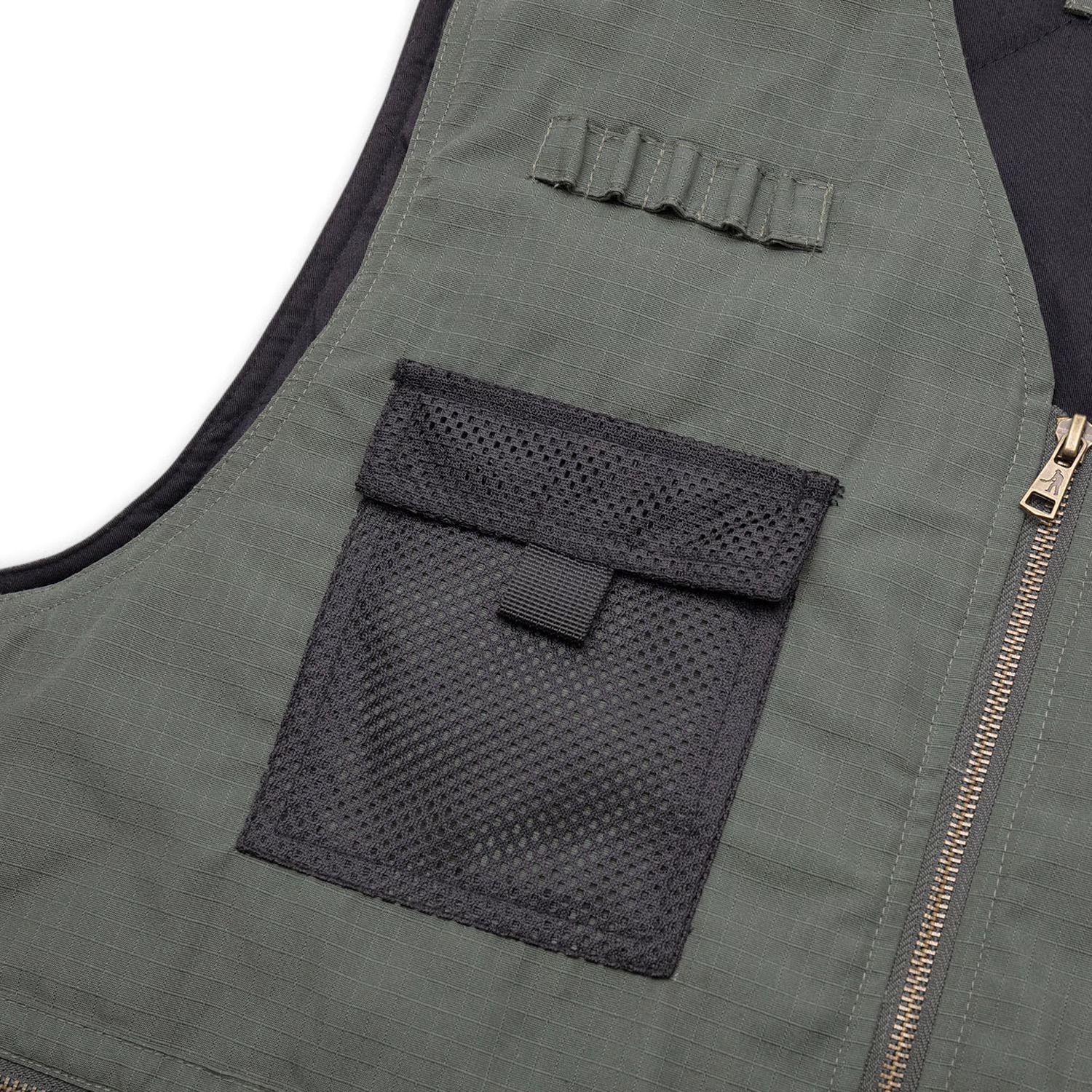 Frog Lure Ripstop Fishing Vest Moss / ジャケット