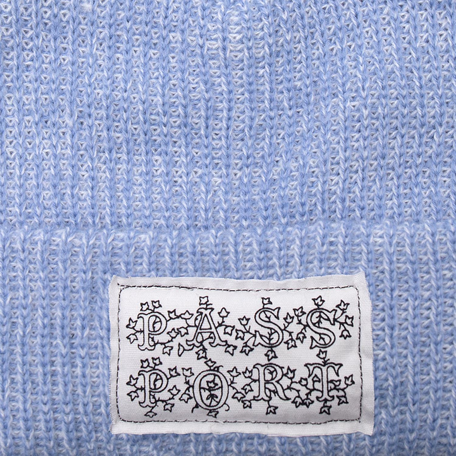 Edible Flowers Beanie Blue/White Speckle / ビーニー