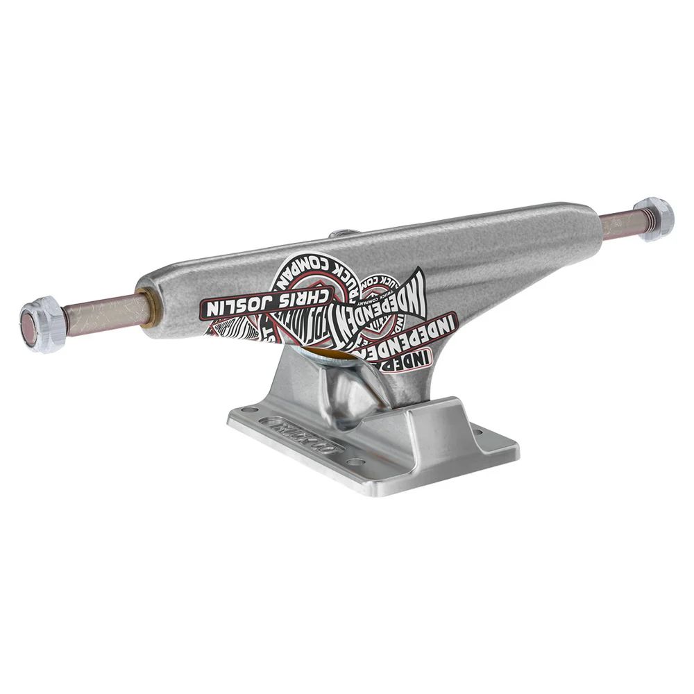 144 FORGED TITANIUM JOSLIN STICKER SLAP POLISHED SILVER STANDARD TRUCKS（Stage11） | シルバー