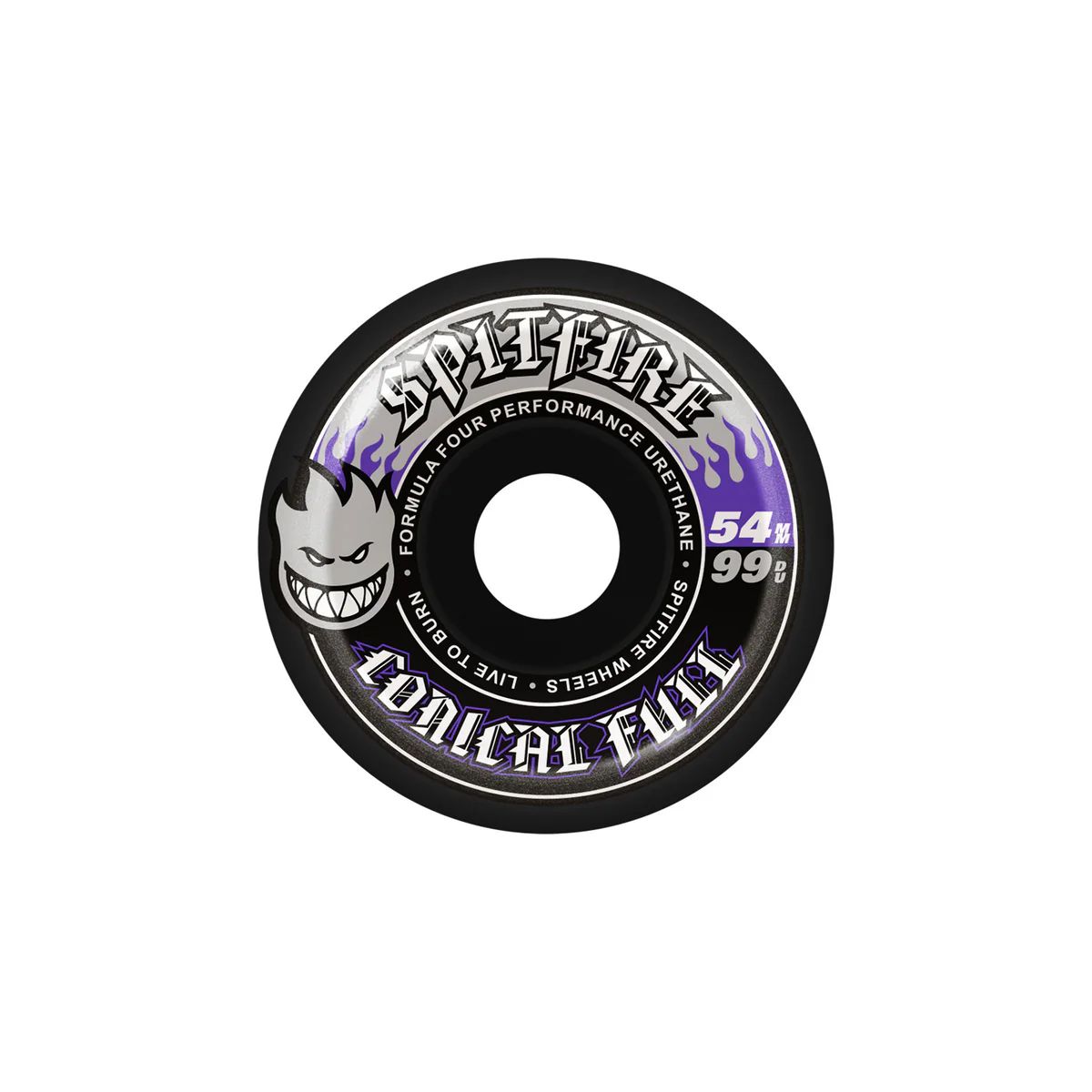 Spitfire Formula Four Conical Full 99DU Wheel 54mm ( Black ) / スケボーウィール