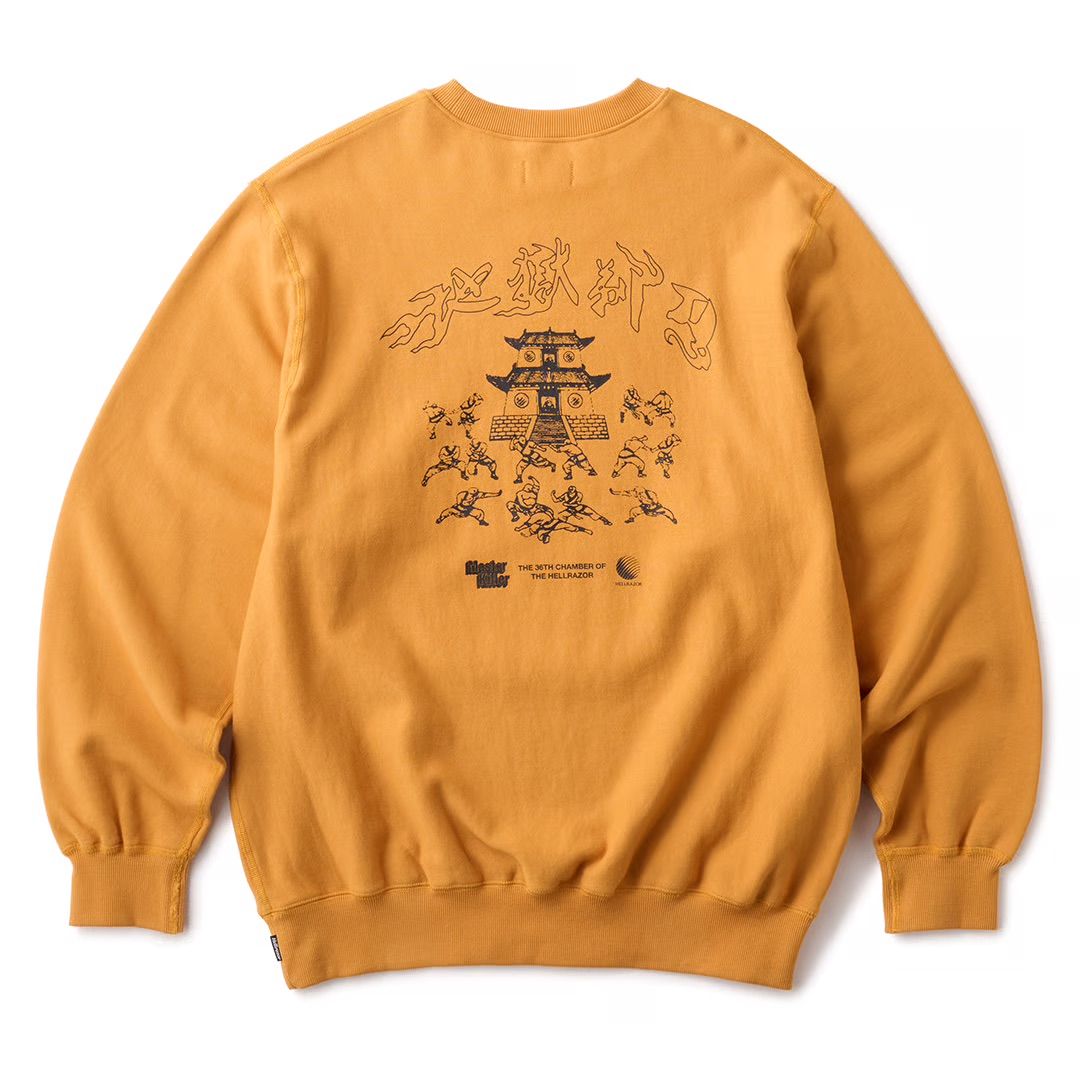 MASTER KILLER CREWNECK - MASTARD YELLOW / スウェット