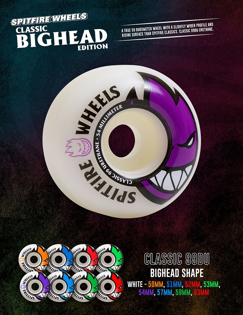 BURNERS  BIGHEAD SHAPE | 99DU (ハード) 52mm | ホワイト