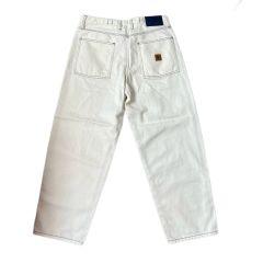 BAGGIE COLOR DENIM PANTS - WHITE / デニムパンツ