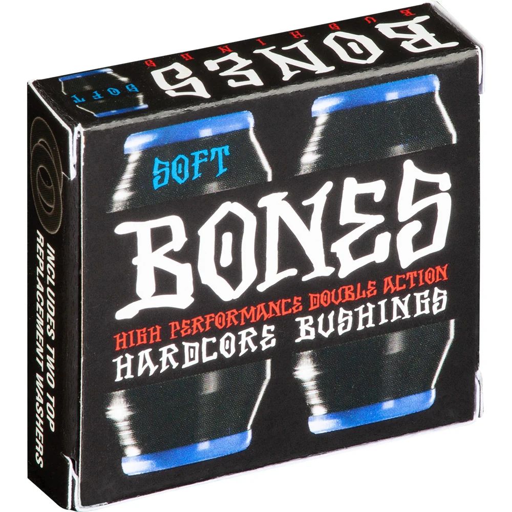 BONES HARDCORE BUSHINGS SOFT BLACK (81A) | 81A (ソフト) | ブラック | ブッシュゴム