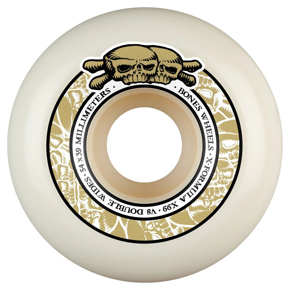 54mm X-FORMULA V8 DOUBLE WIDES 99A SKATEBOARD WHEELS / スケボー ウィール
