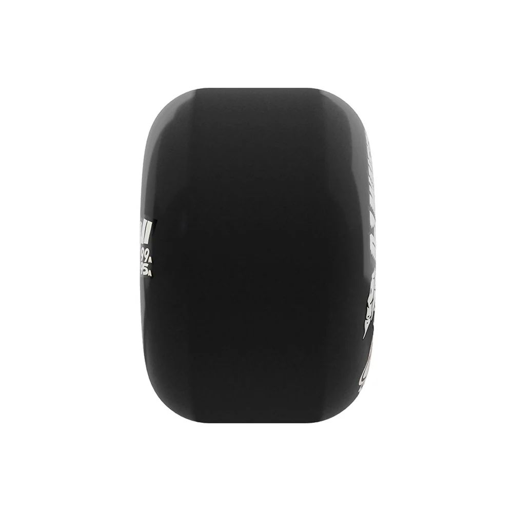56mm DOUBLE DURO TRANS BLACK CHUBBIES 99A/95A SKATEBOARD WHEELS | Black