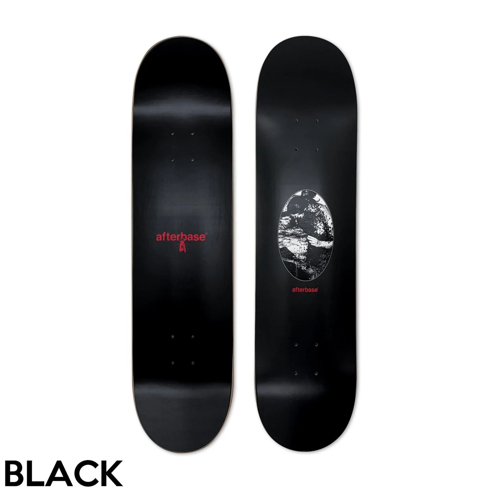 afterbase®︎ [IN YOUR FACE] Deck 8.25 Black / スケボー デッキ