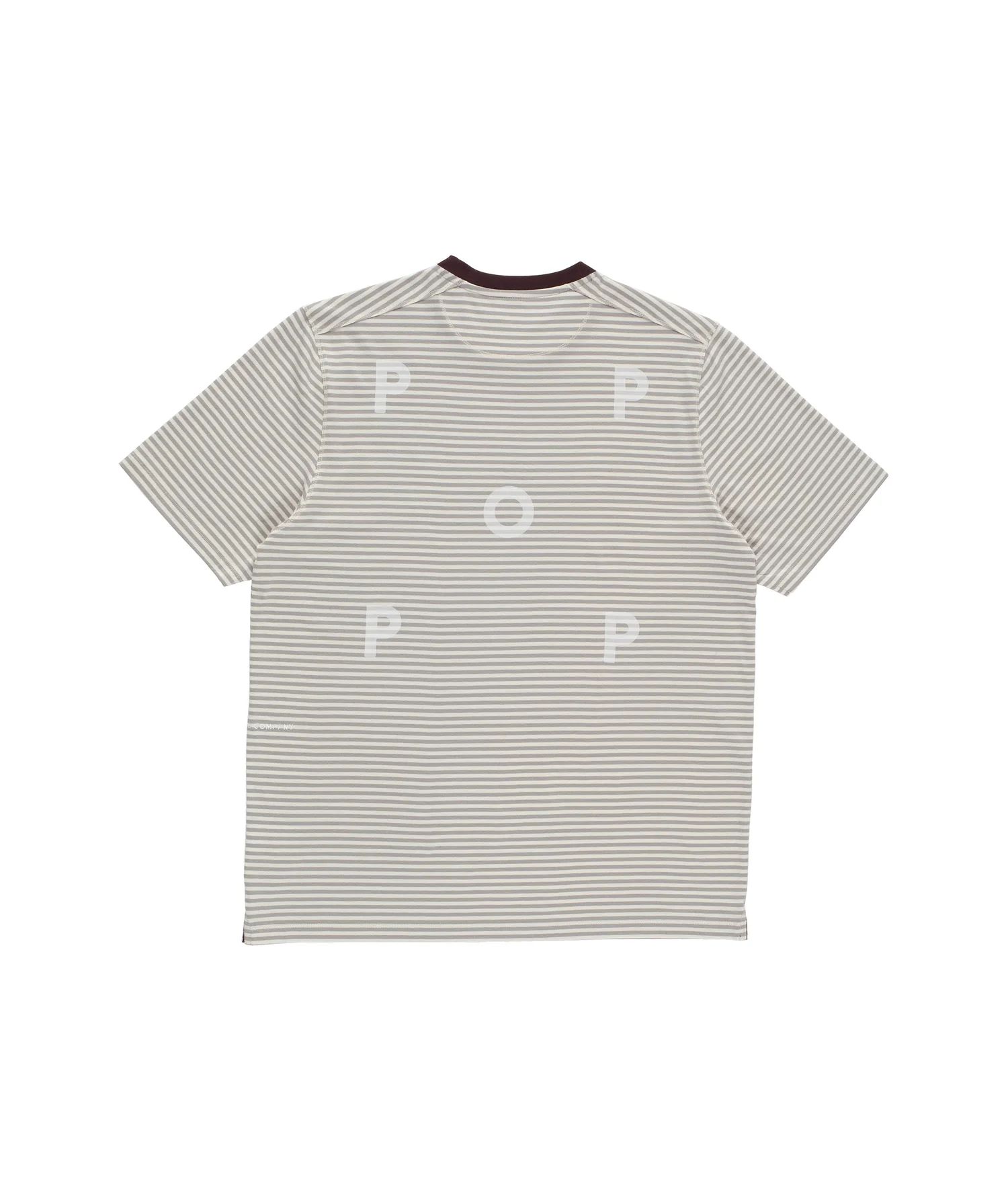 Pop Striped Logo T-Shirt Quarry / Tシャツ