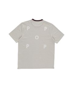 Pop Striped Logo T-Shirt Quarry / Tシャツ