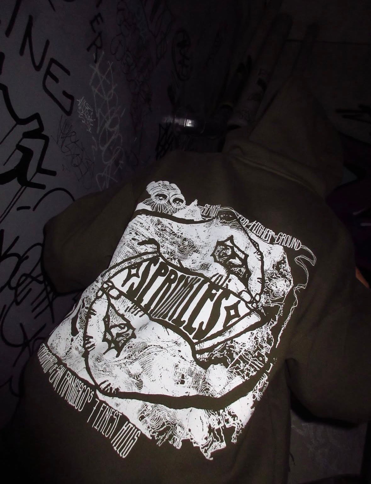 SPRINKLES SF / HIGHER GROUND HEAVY ZIP ( Black ) / パーカー フーディー