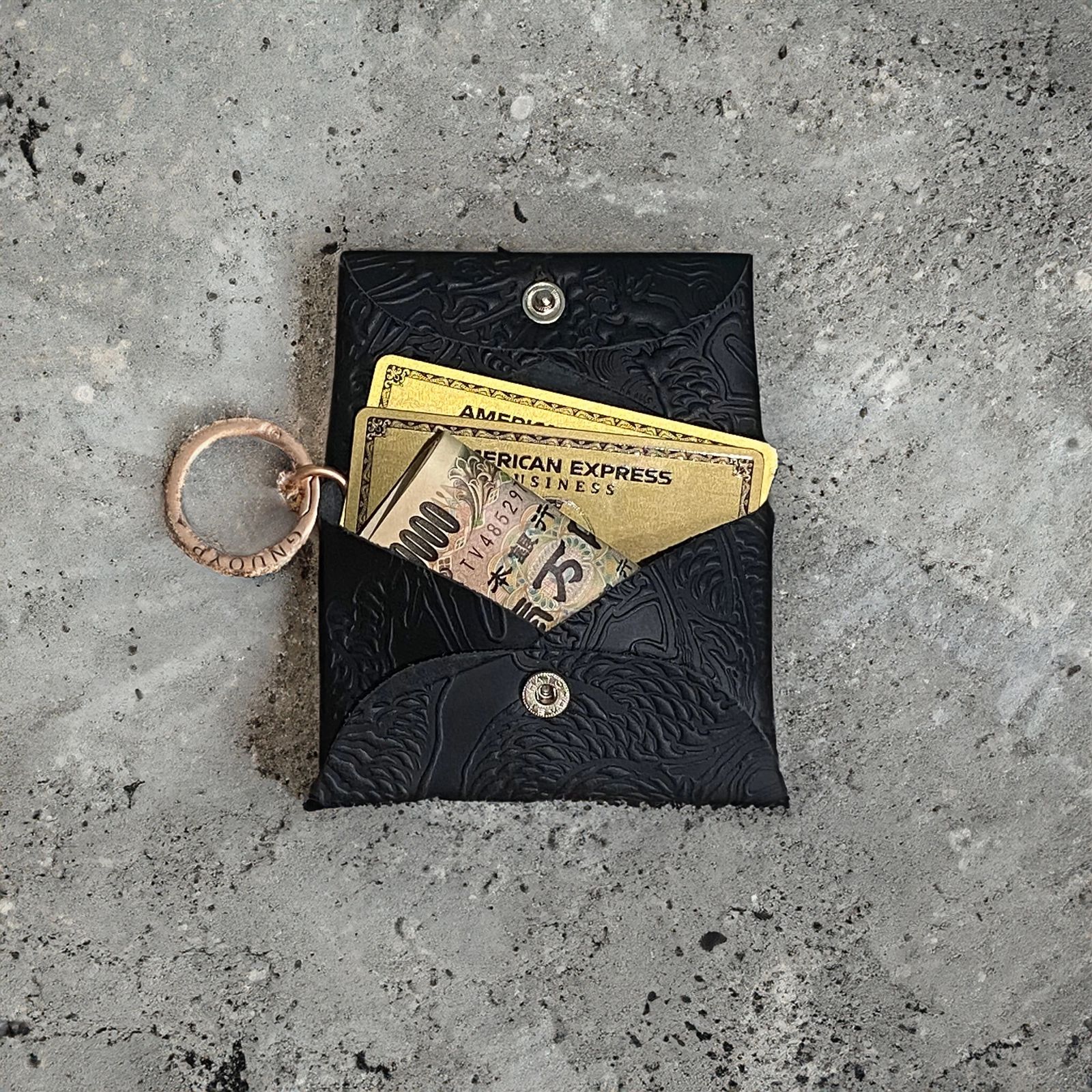 MINI WALLET （OT×GNUOYP）/ ミニウォレット (Black)