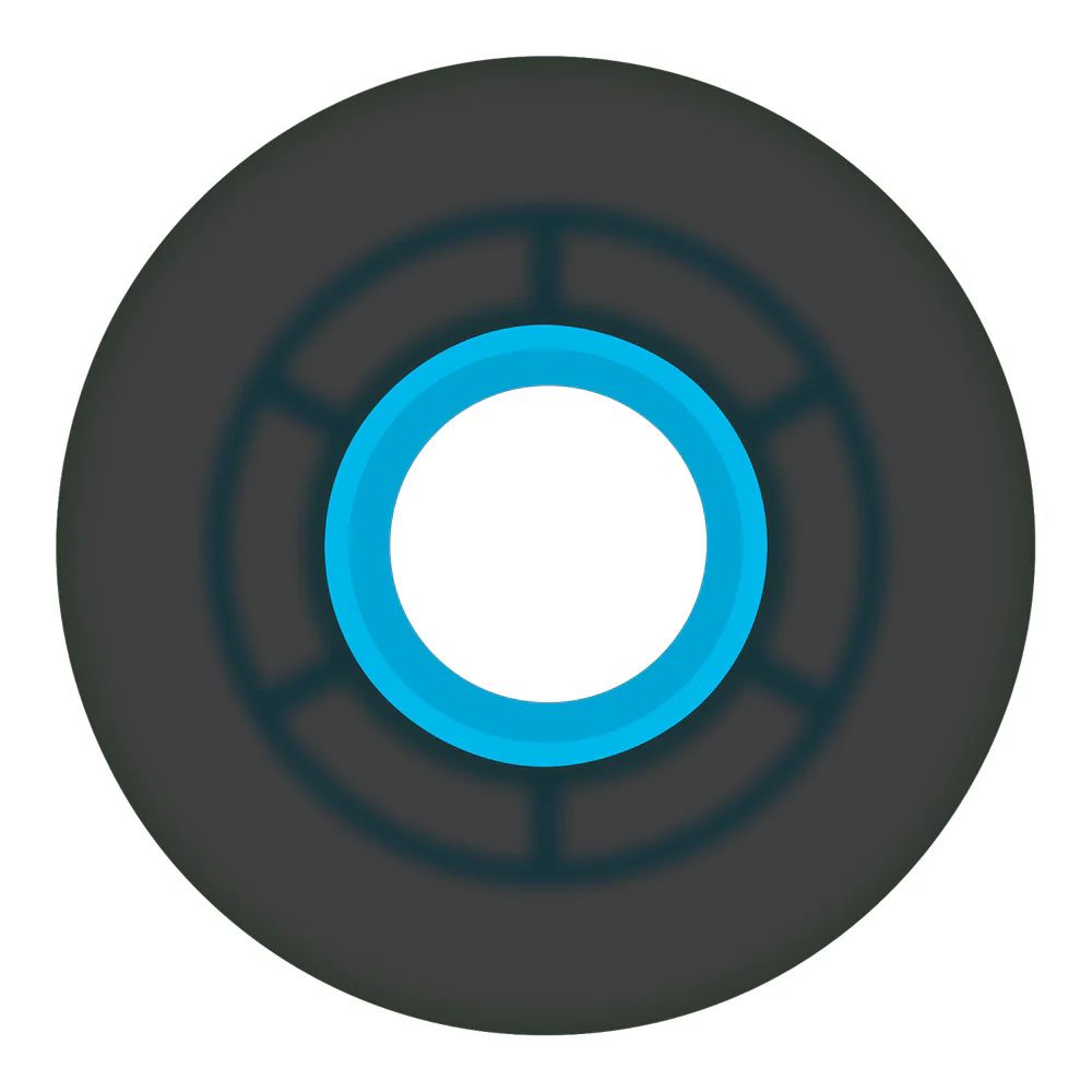 CLOUDS TRANSPARENT BLK/BLU | 78A (ソフト) 57MM | ブラック/ブルー
