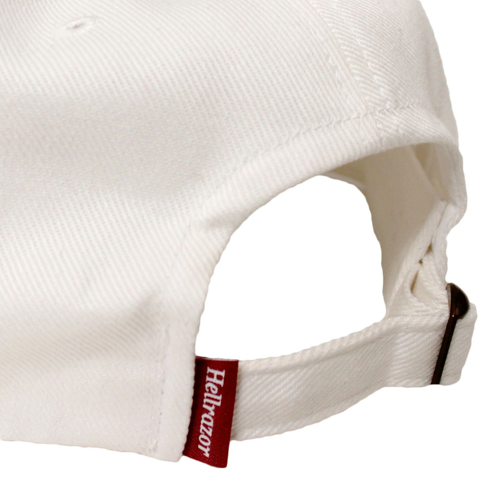 TWILL LOGO 6PANEL CAP WHITE / BURGUNDY / キャップ
