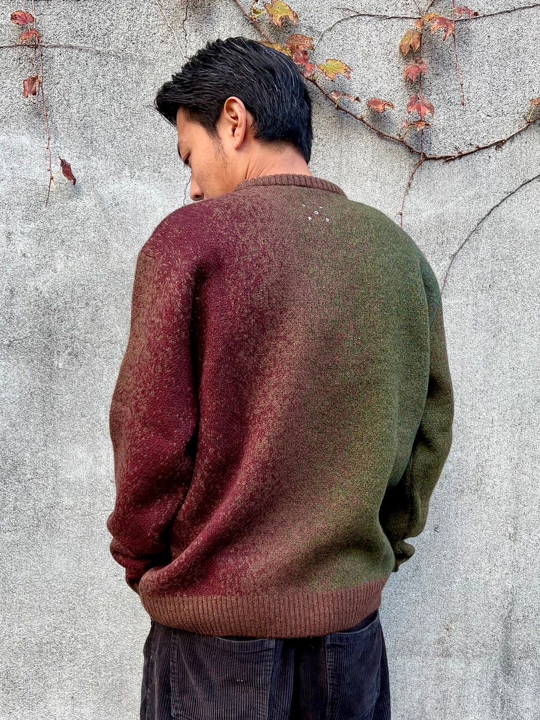 Pop Mohair Striped Knitted Crewneck Multicolour / セーター