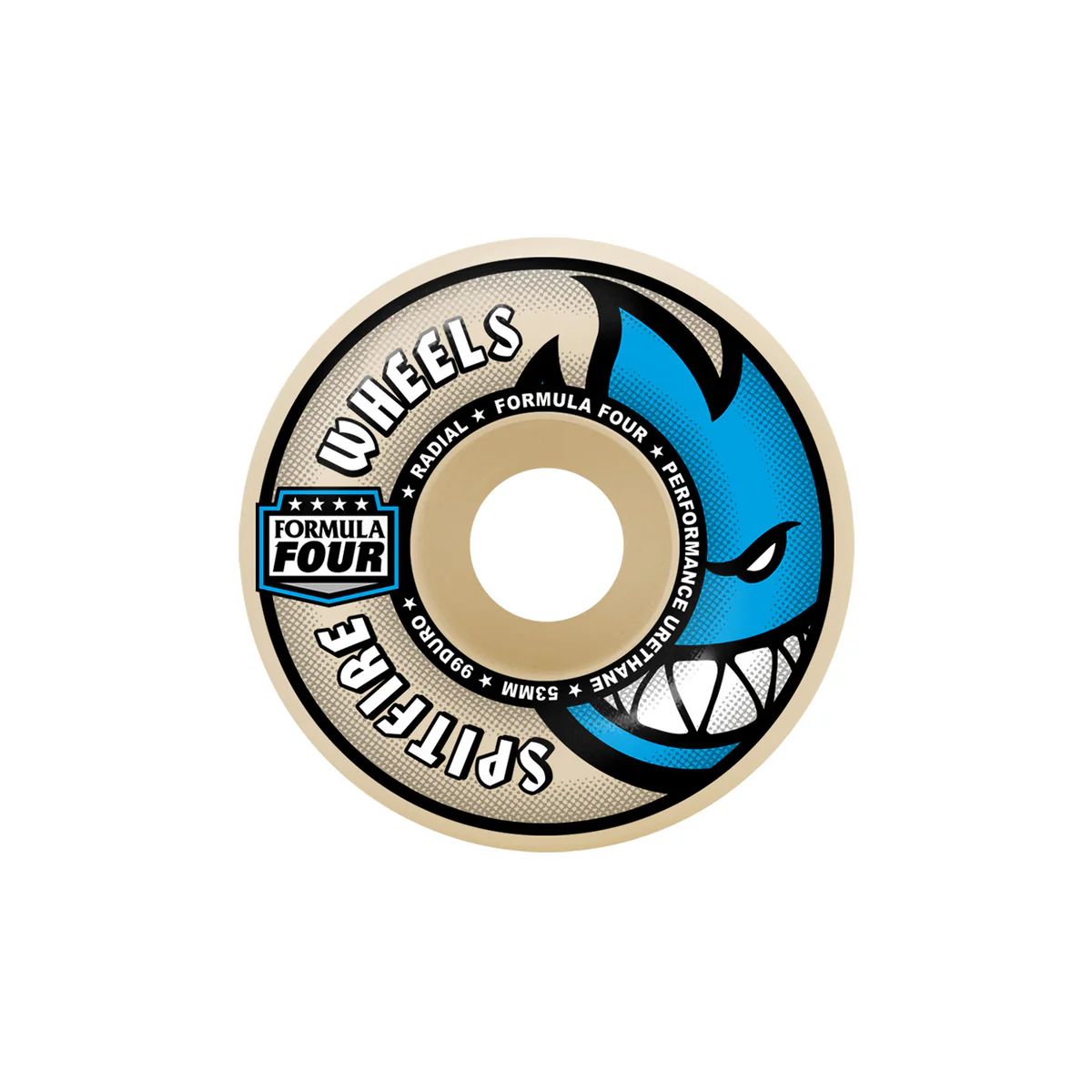 Formula Four RADIAL | 99DU (ハード) 53mm | ホワイト