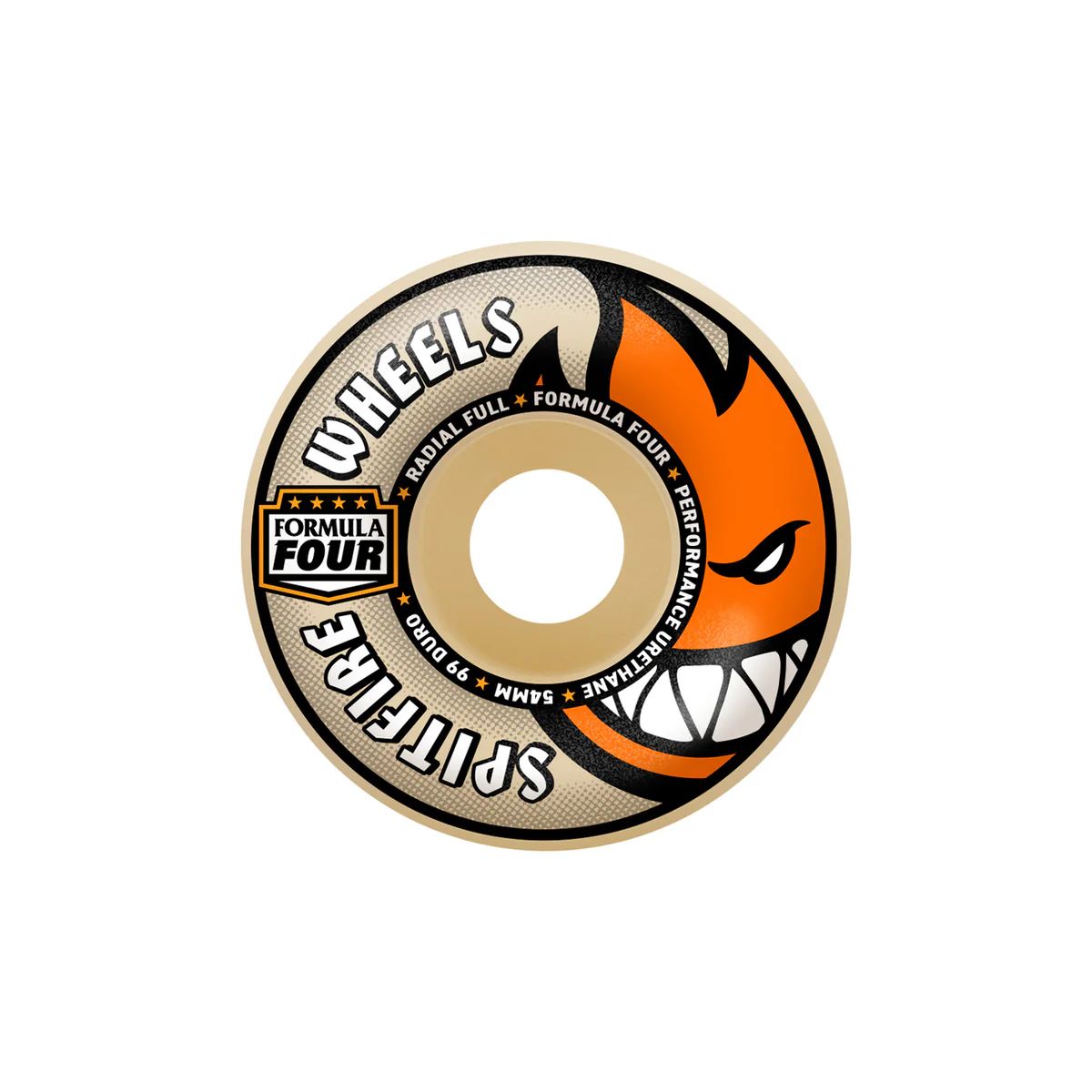 Formula Four RADIAL FULL | 99DU (ハード) 54mm | ホワイト