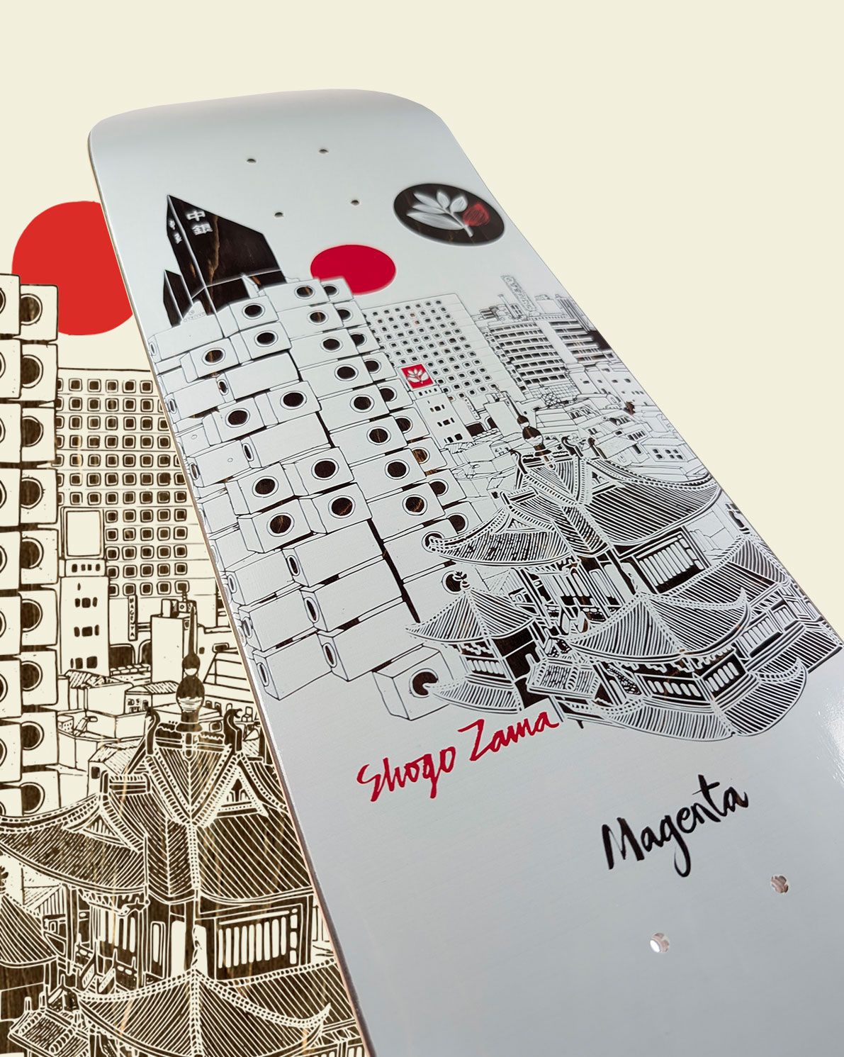 MAGENTA SKATEBOARDS - SHOGO ZAMA ROOFTOP 7.875 8.125 / スケボー