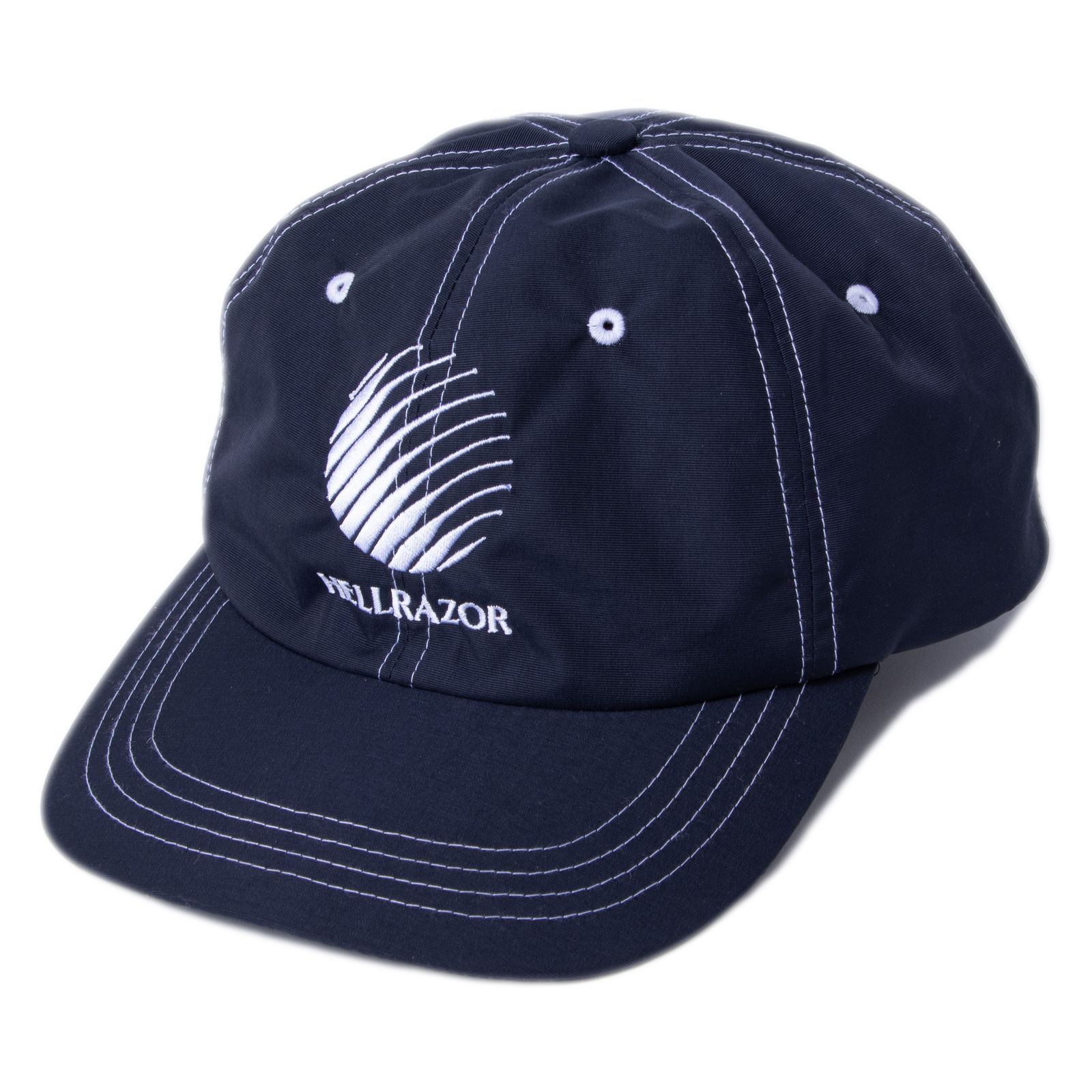 BIG LOGO NYLON 6PANEL CAP ( NAVY ) / キャップ
