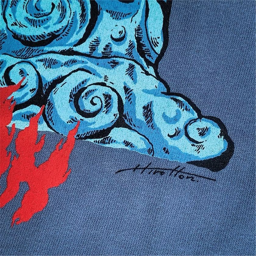 HIROTTON × TIMESCAN GREAT BUDDHA TEE (BLUE) / Tシャツ