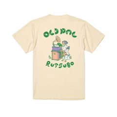 OLD PAL T-SHIRTS (RUTSUBO×YU SUDA） IVORY  / Tシャツ